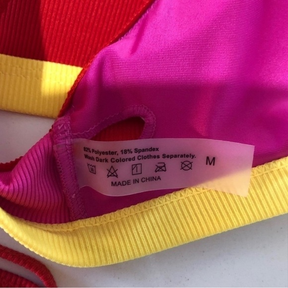 Vibrant Pink and Yellow Bikini for Swim - Picture 8 of 14